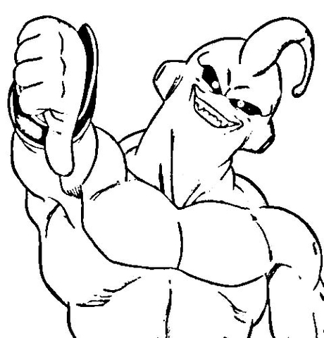 Super Buu Coloring Page